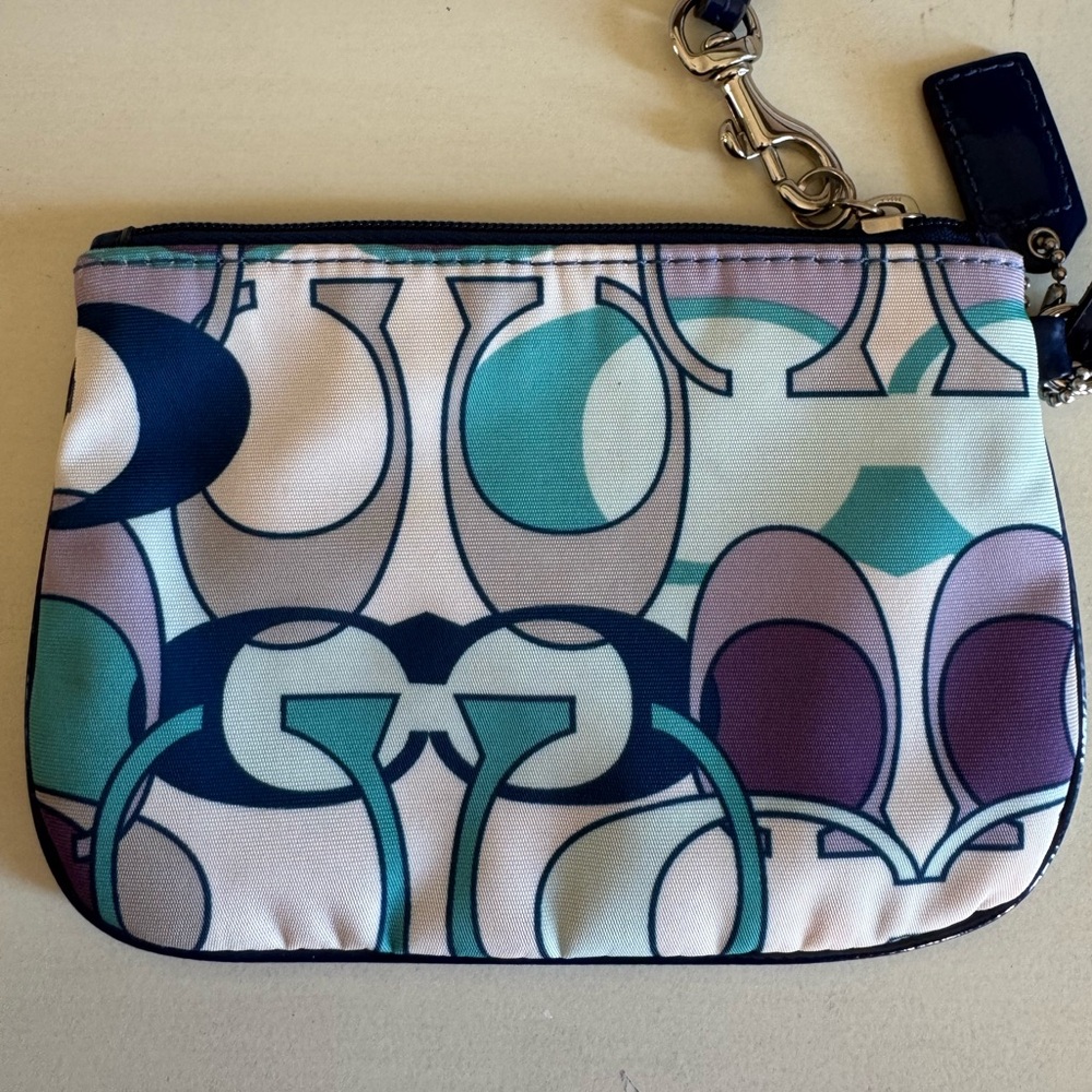 Coach Ashley Scarf Print Wristlet